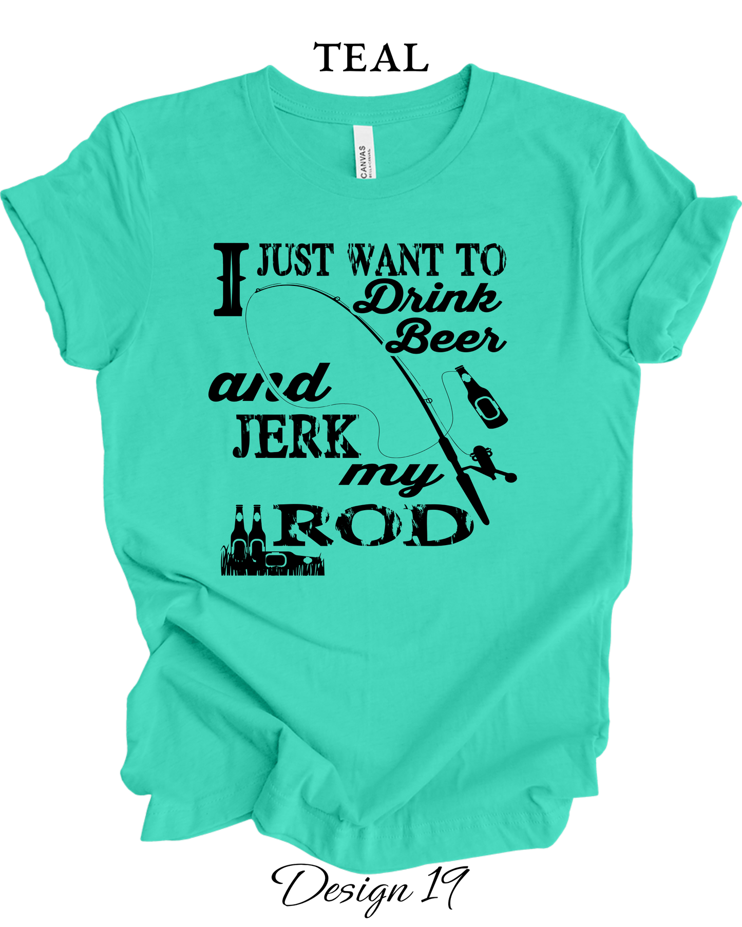 Custom Tee Unisex Crew Neck T-Shirts | Fishing Inspired Tees