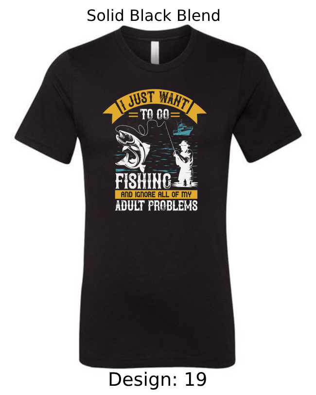 Shirts Men's Customized T-Shirts | Fishing Themed Tee