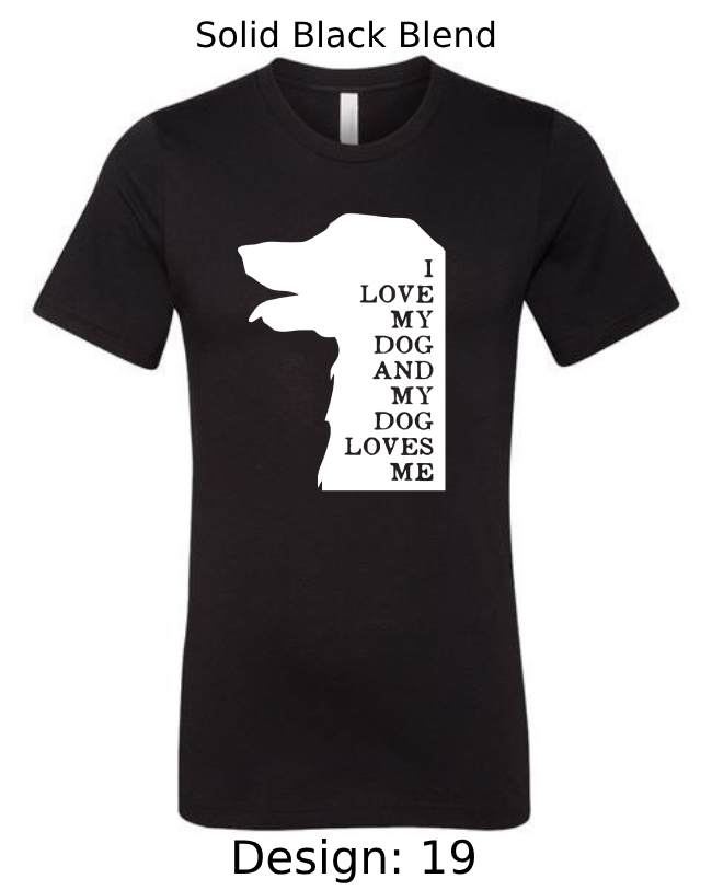 Shirts Men's Customized T-Shirts | Dog Themed Tee