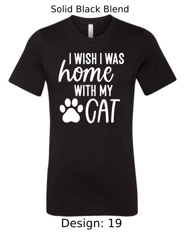 Shirts Men's Customized T-Shirts | Cat Themed Tee