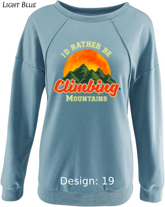 Sweatshirt Women's Camping Sweatshirt | Custom Sweatshirt