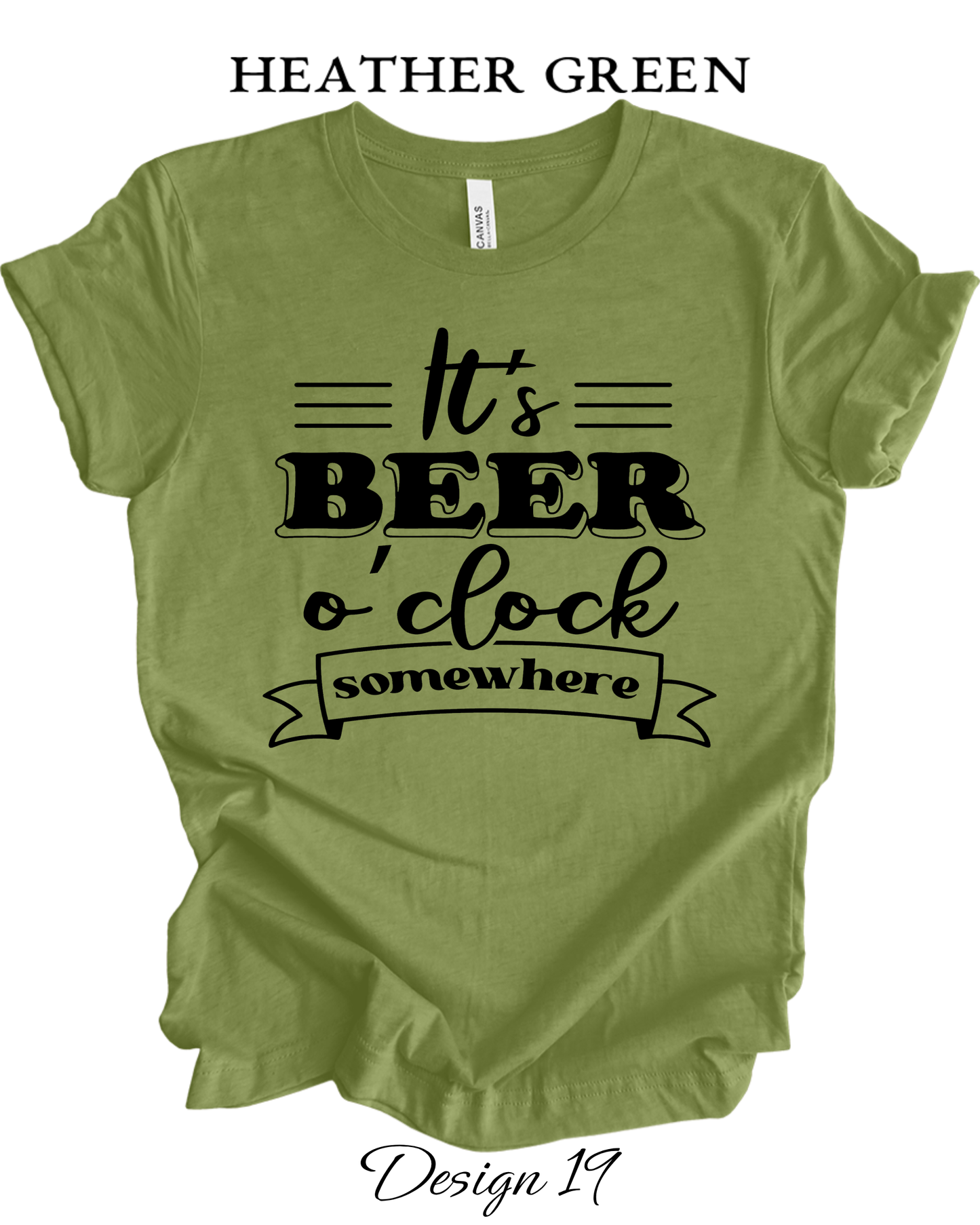 Custom Tee Unisex Crew Neck T-Shirts | Funny Alcohol Inspired Tee