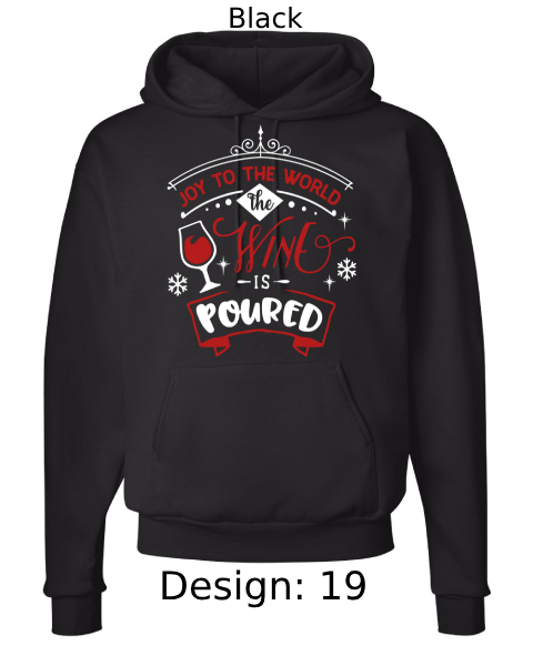 Unisex Christmas Funny Drinking Hoodie Sweatshirt | Custom Hoodie