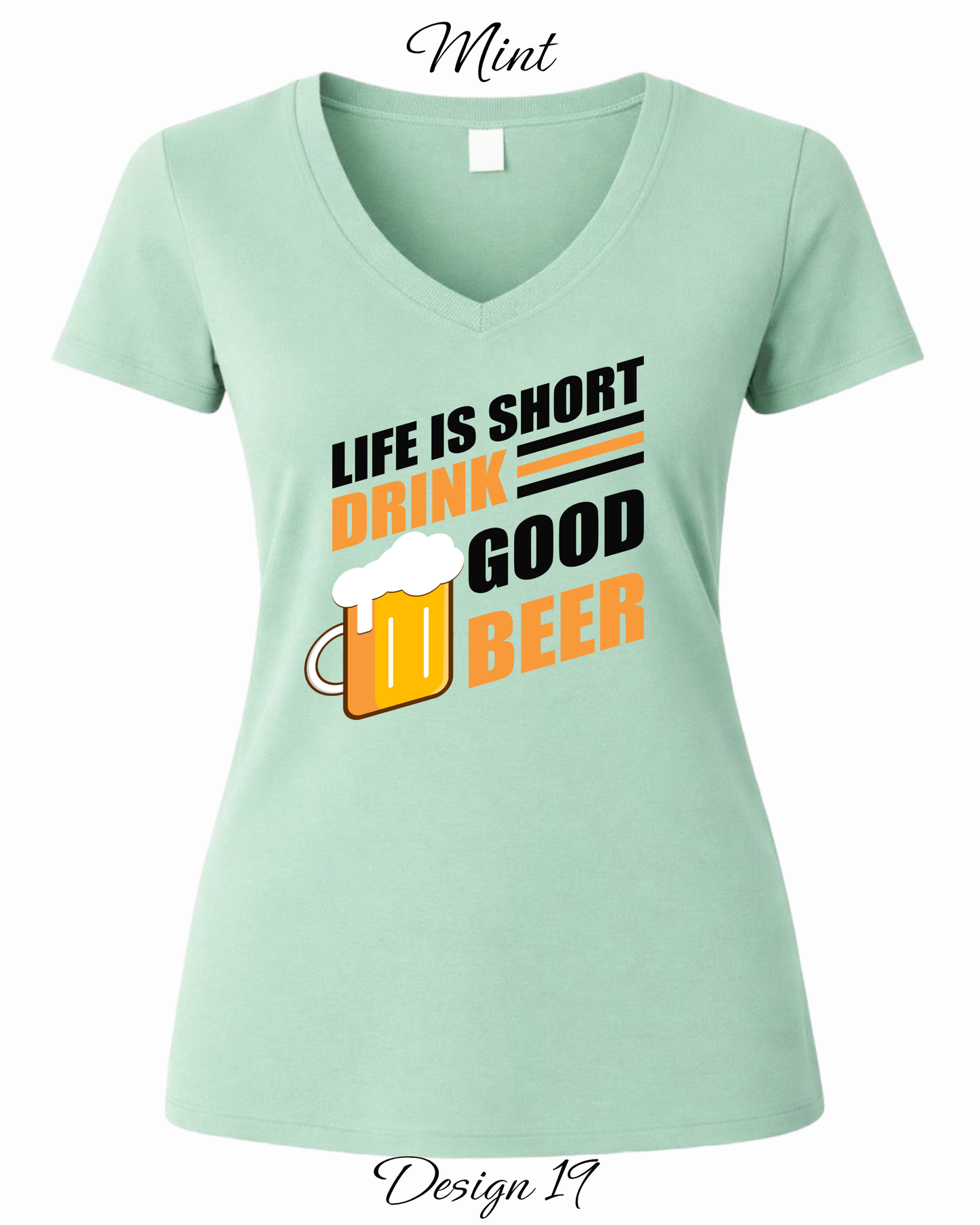 Custom Women's Tank Tops & Tees | Funny Beer Inspired Shirts
