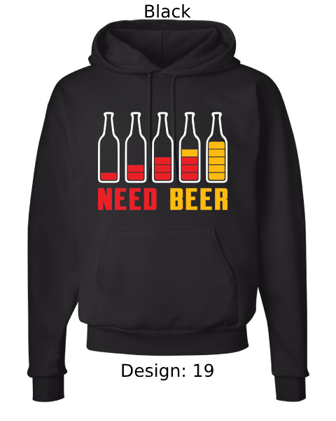Unisex Funny Beer Hoodie Sweatshirt | Custom Hoodie