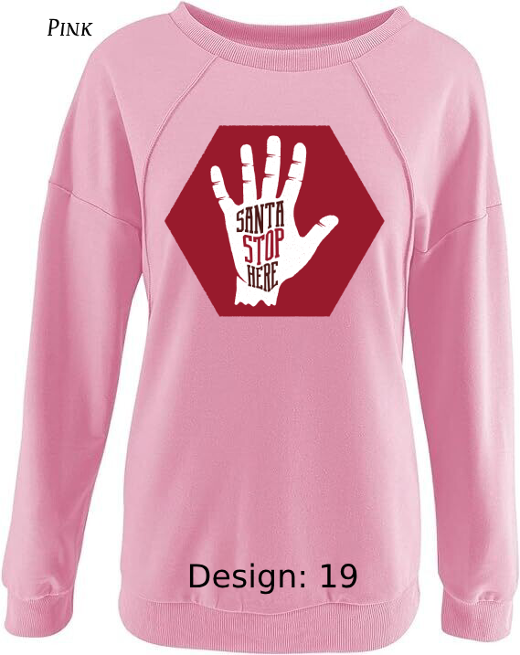 Sweatshirt Women's Christmas Funny Santa Sweatshirt | Custom Sweatshirt
