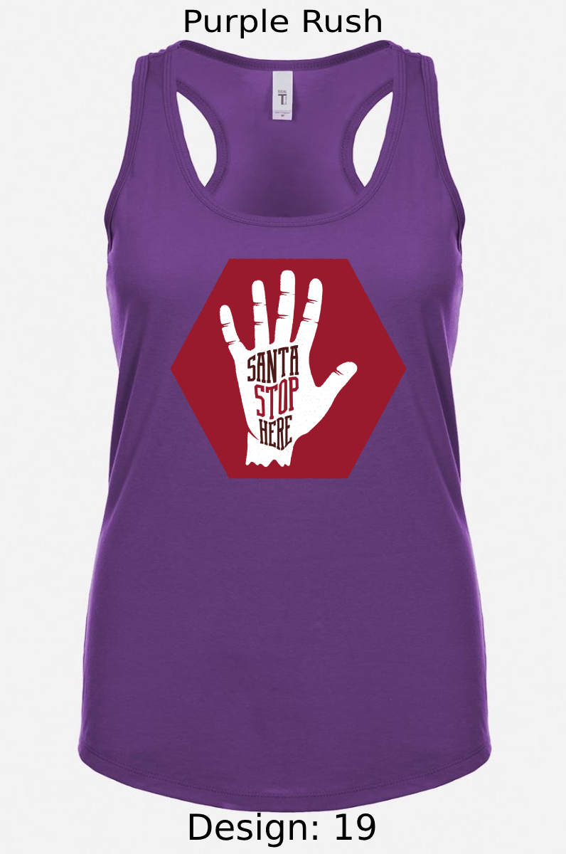 Shirts Women's Customized Tank Tops & Shirts | Christmas Funny Santa Themed Tee