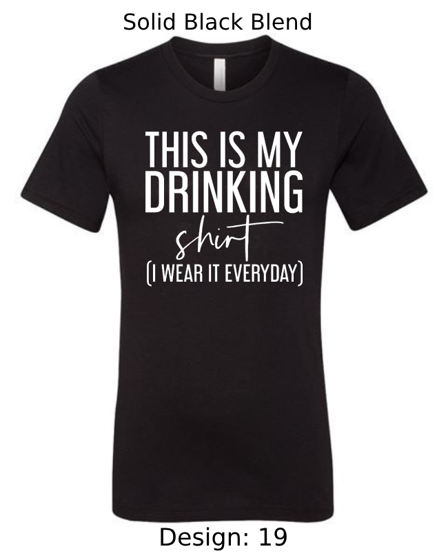 Shirts Men's Customized T-Shirts | Funny Alcohol Themed Tee
