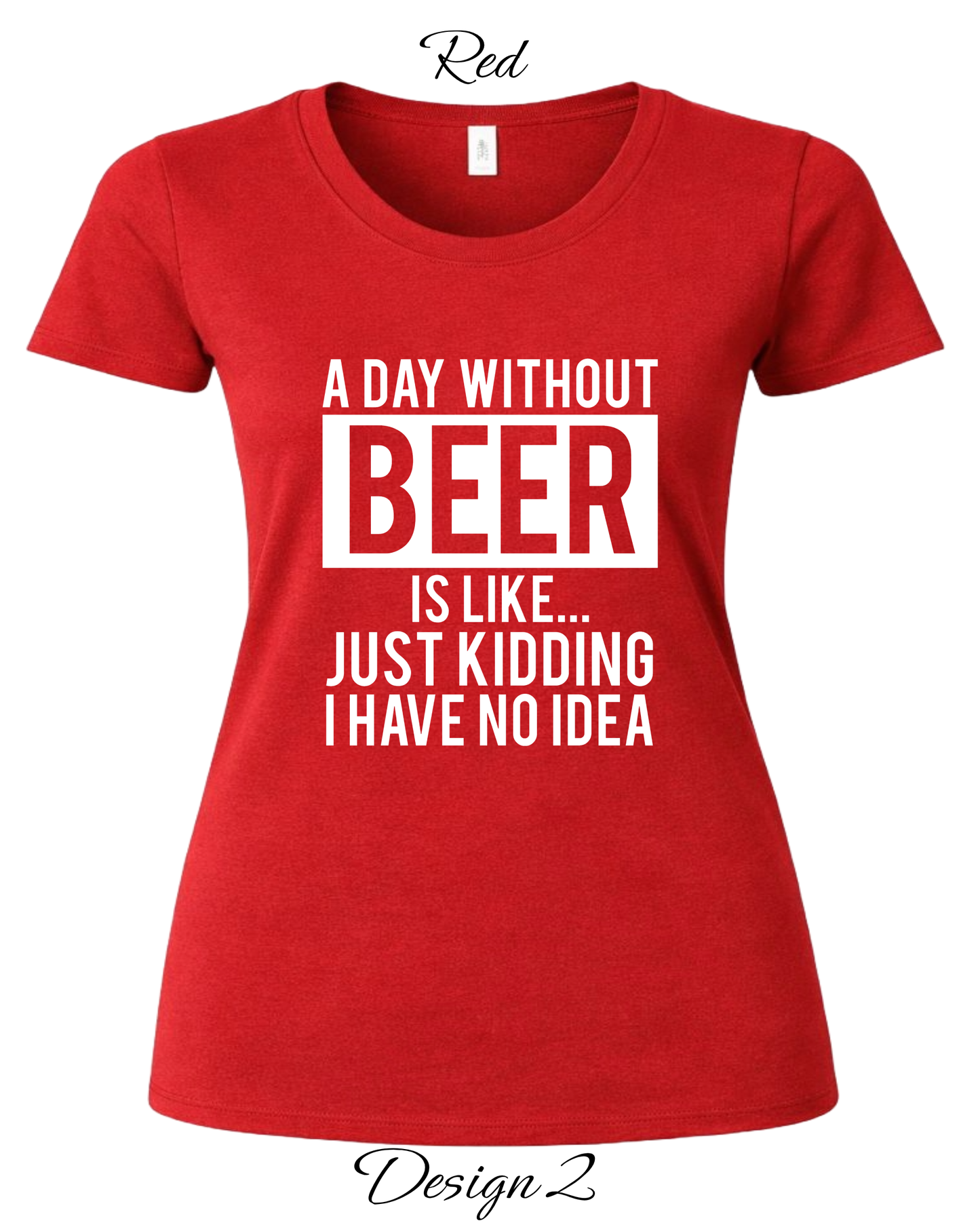 Custom Women's Tank Tops & Tees | Funny Alcohol Inspired Shirts