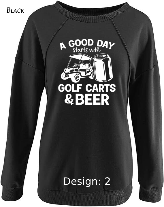 Sweatshirt Women's Golf Sweatshirt | Custom Sweatshirt