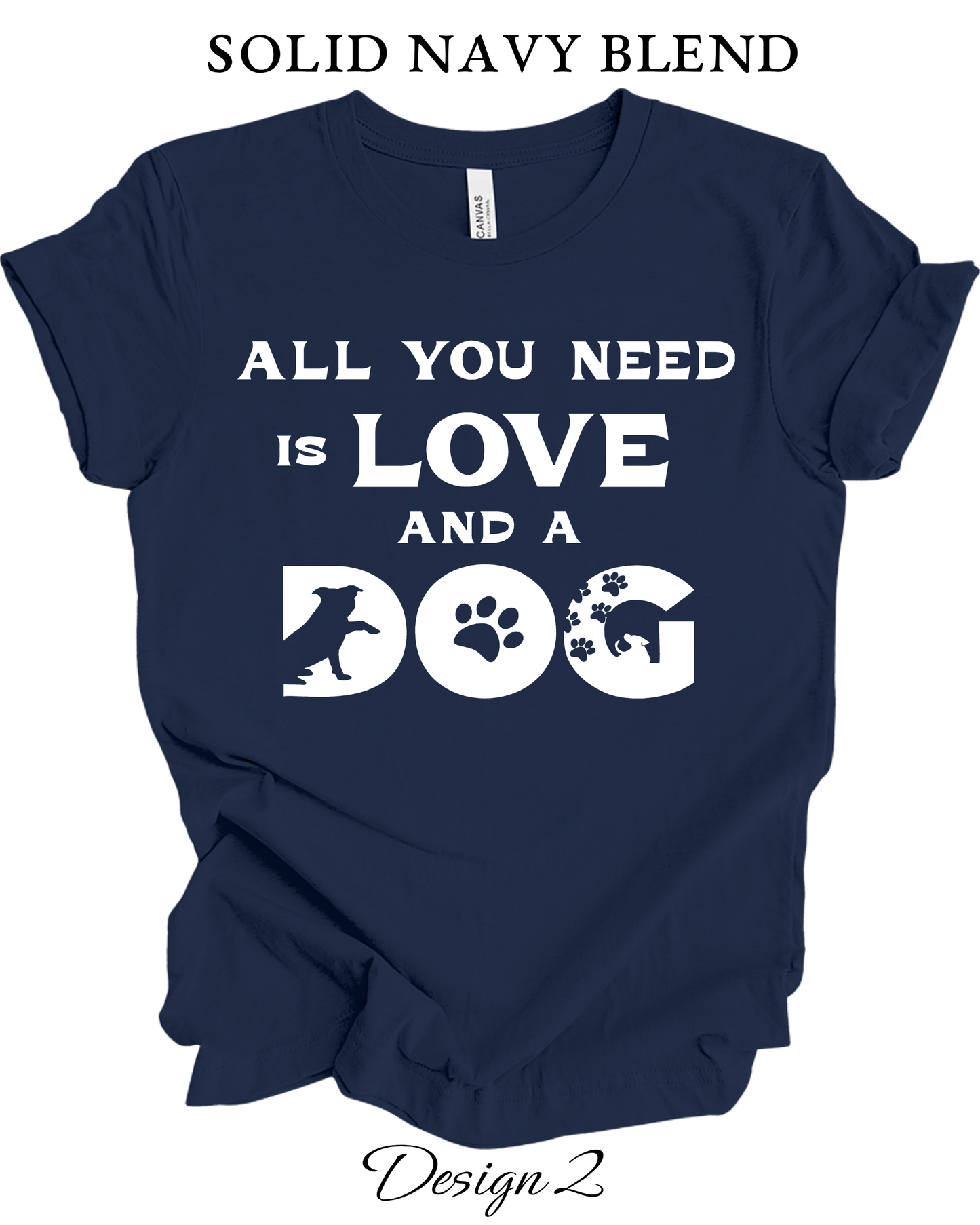 Custom Tee Unisex Crew Neck T-shirts | Dog Inspired Tee