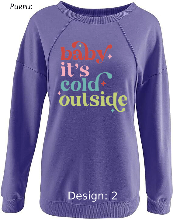 Sweatshirt Women's Christmas Funny & Cute Sweatshirt | Custom Sweatshirt