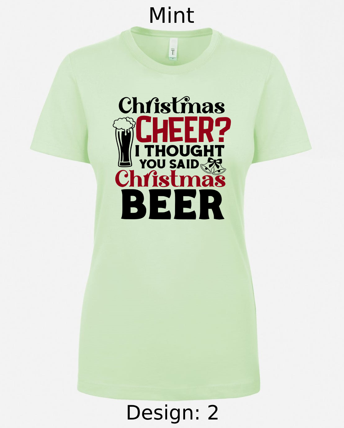 Shirts Women's Customized Tank Tops & Shirts | Christmas Funny Drinking Themed Tee