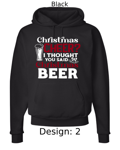 Unisex Christmas Funny Drinking Hoodie Sweatshirt | Custom Hoodie