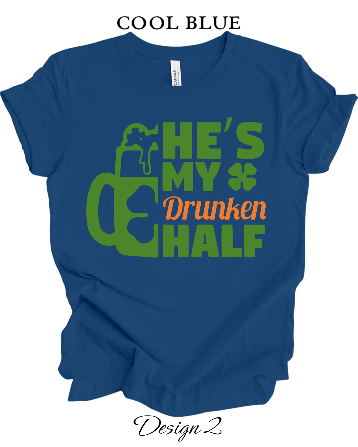 Custom Tee Unisex Crew Neck T-shirts | St. Patrick's Day Inspired Tee