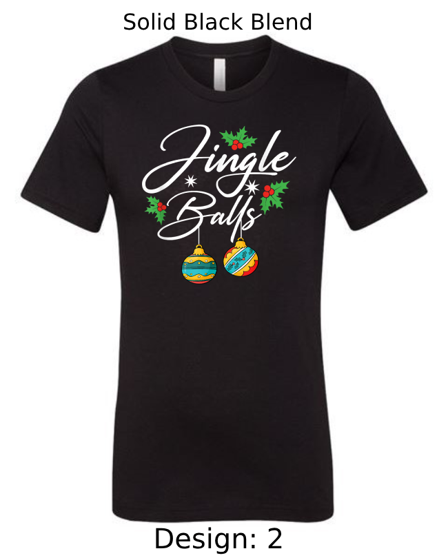 Shirts Men's Customized T-Shirts | Christmas Jingle Balls Themed Tee