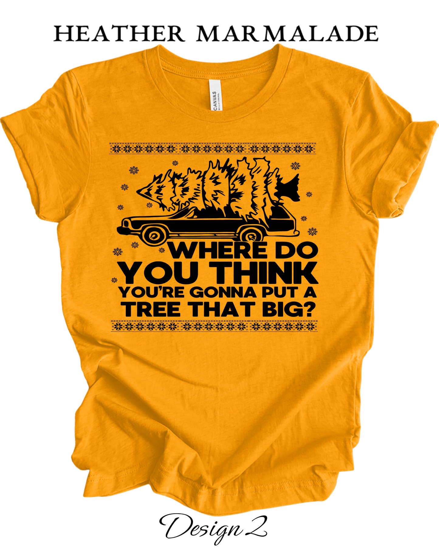 Custom Tee Unisex Crew Neck | Christmas Vacation Inspired Tee