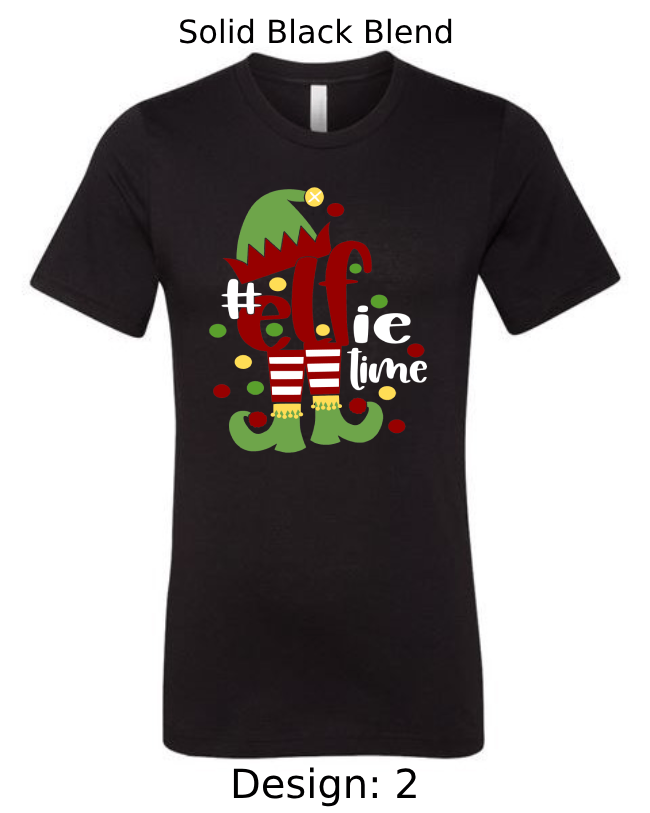 Shirts Men's Customized T-Shirts | Christmas Funny Elf Themed Tee