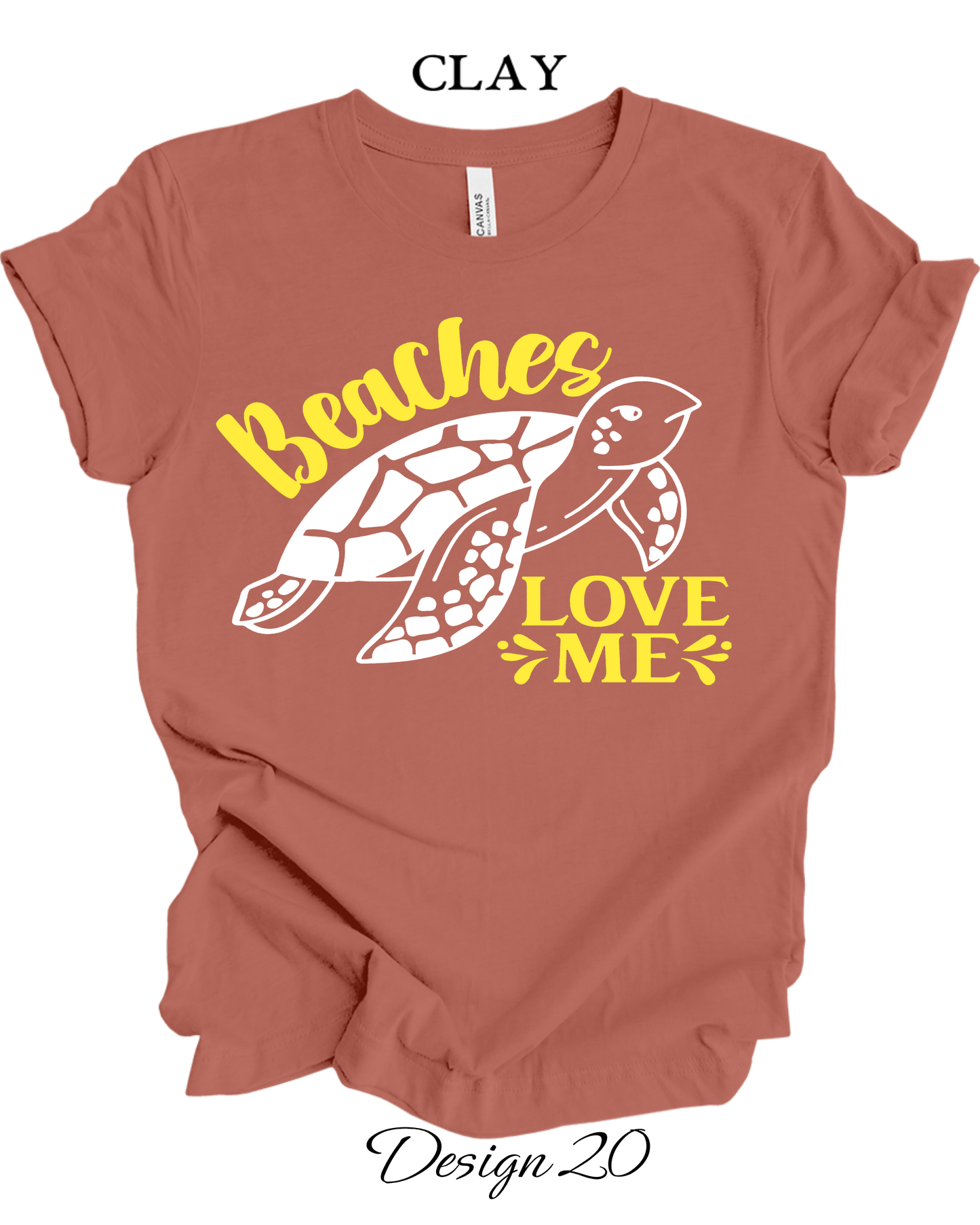 Custom Tee Unisex Crew Neck T-Shirts | Beach Inspired Tee