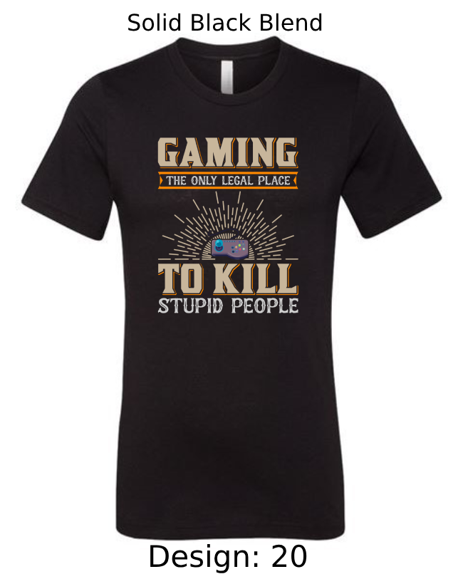 Shirts Men's Customized T-Shirts | Video Gaming Themed Tee