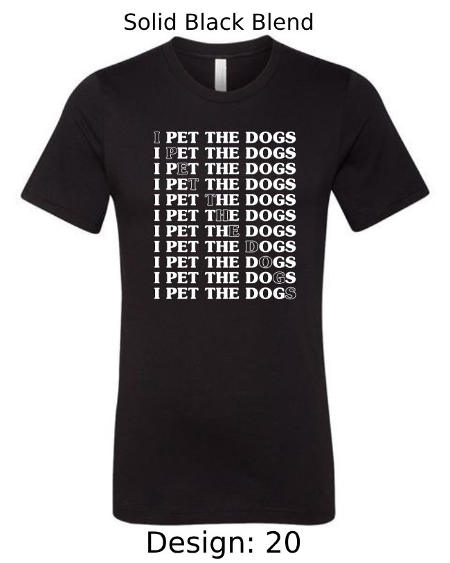 Shirts Men's Customized T-Shirts | Dog Themed Tee
