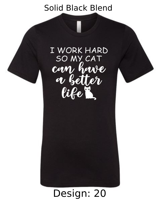 Shirts Men's Customized T-Shirts | Cat Themed Tee