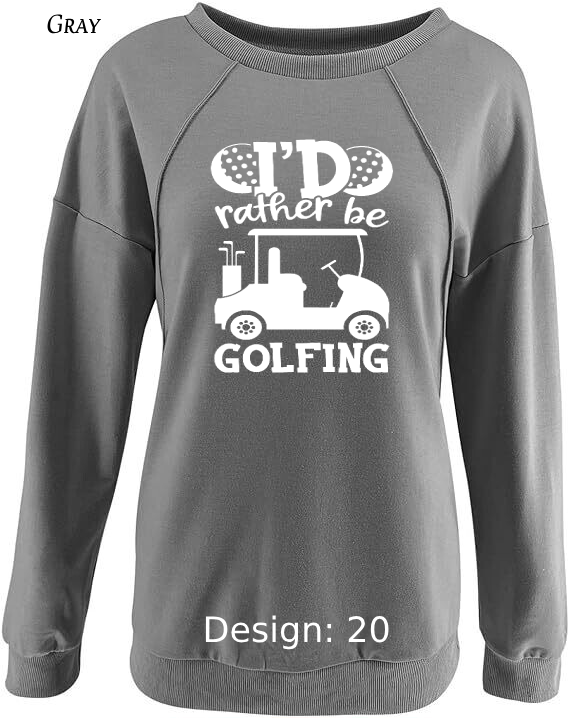 Sweatshirt Women's Golf Sweatshirt | Custom Sweatshirt