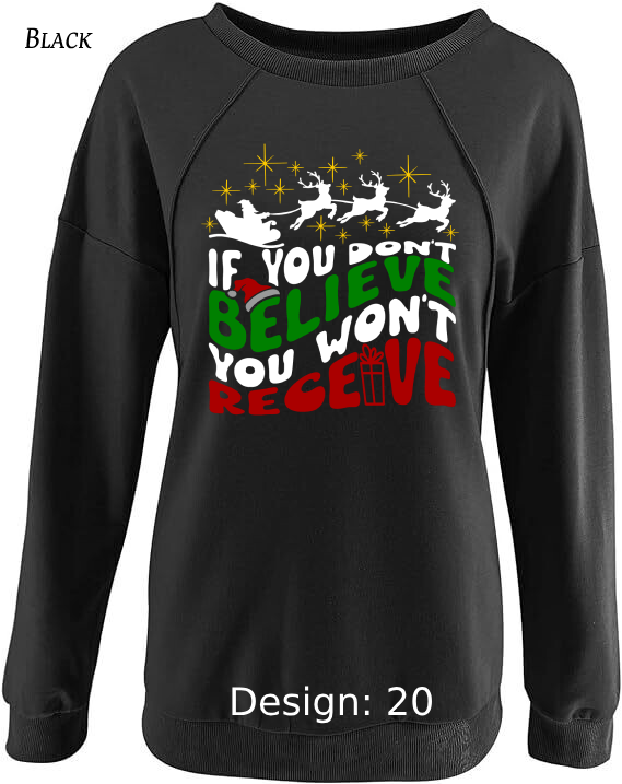 Sweatshirt Women's Christmas Funny & Cute Sweatshirt | Custom Sweatshirt