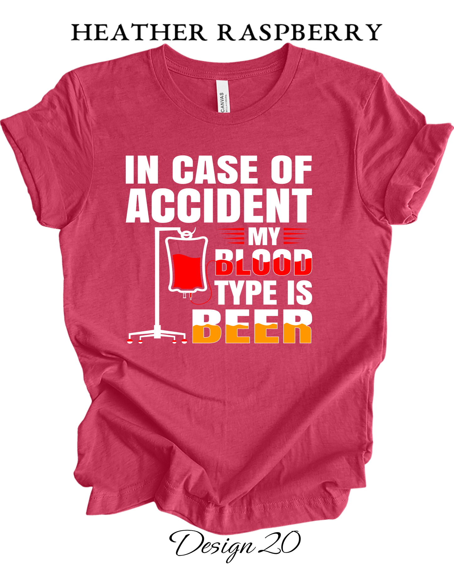 Custom Tee Unisex Crew Neck T-Shirts | Funny Beer Inspired Tee