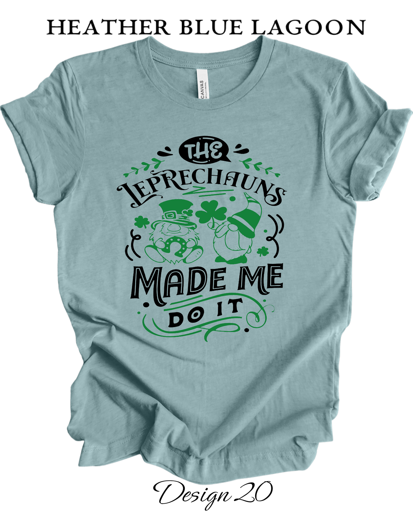 Custom Tee Unisex Crew Neck T-shirts | St. Patrick's Day Inspired Tee