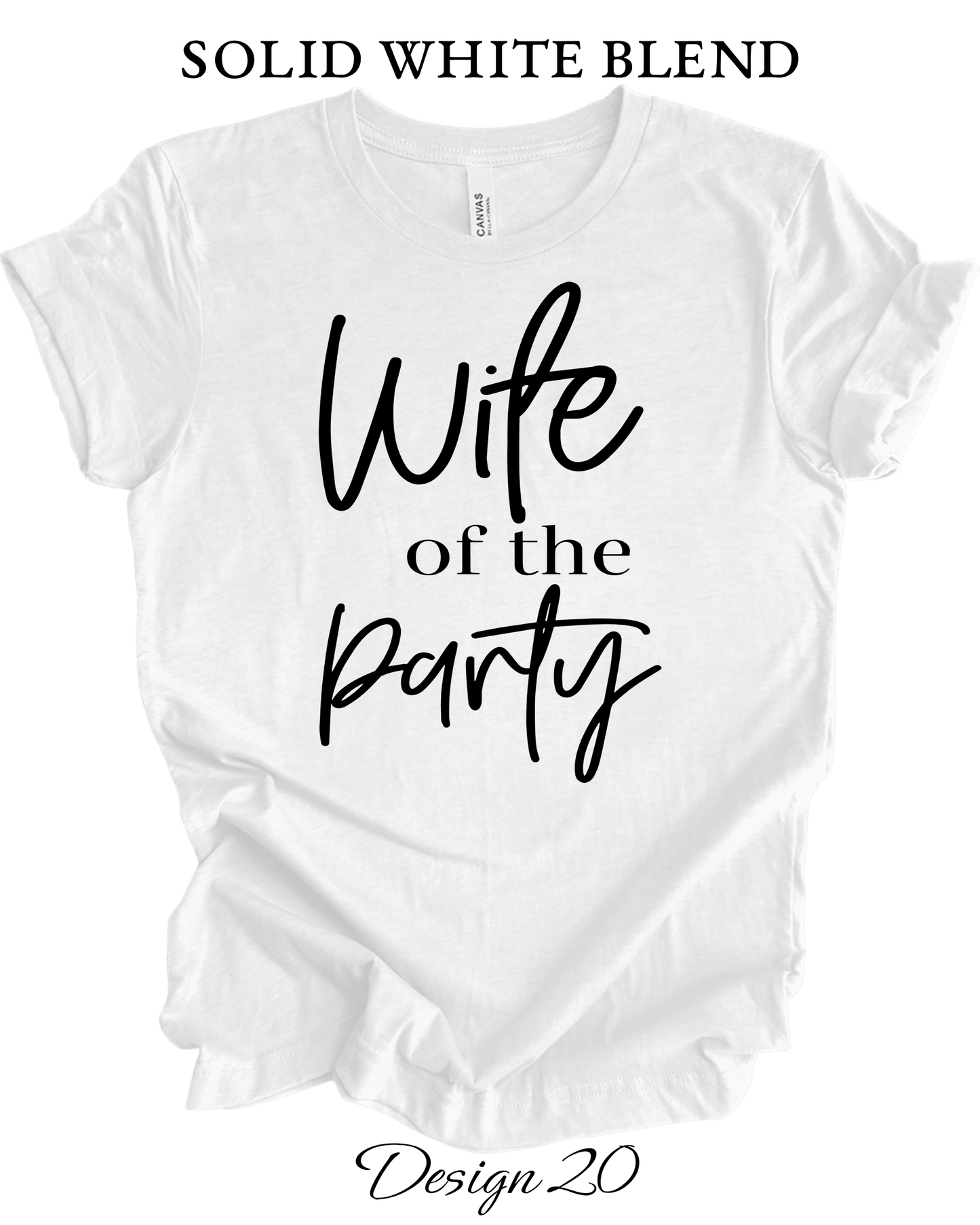 Custom Tee Unisex Crew Neck T-Shirts | Bride, Bachelorette, Brides Maid Group Wedding Shirts