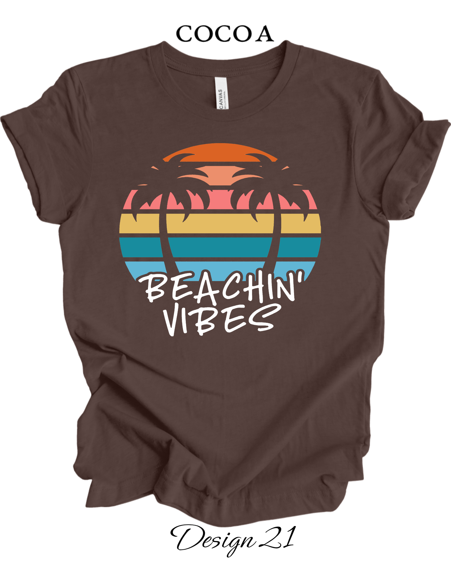 Custom Tee Unisex Crew Neck T-Shirts | Beach Inspired Tee