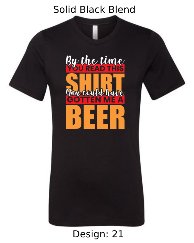 Shirts Men's Customized T-Shirts | Funny Beer Themed Tee
