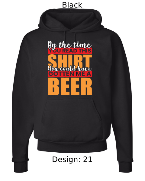 Unisex Funny Beer Hoodie Sweatshirt | Custom Hoodie