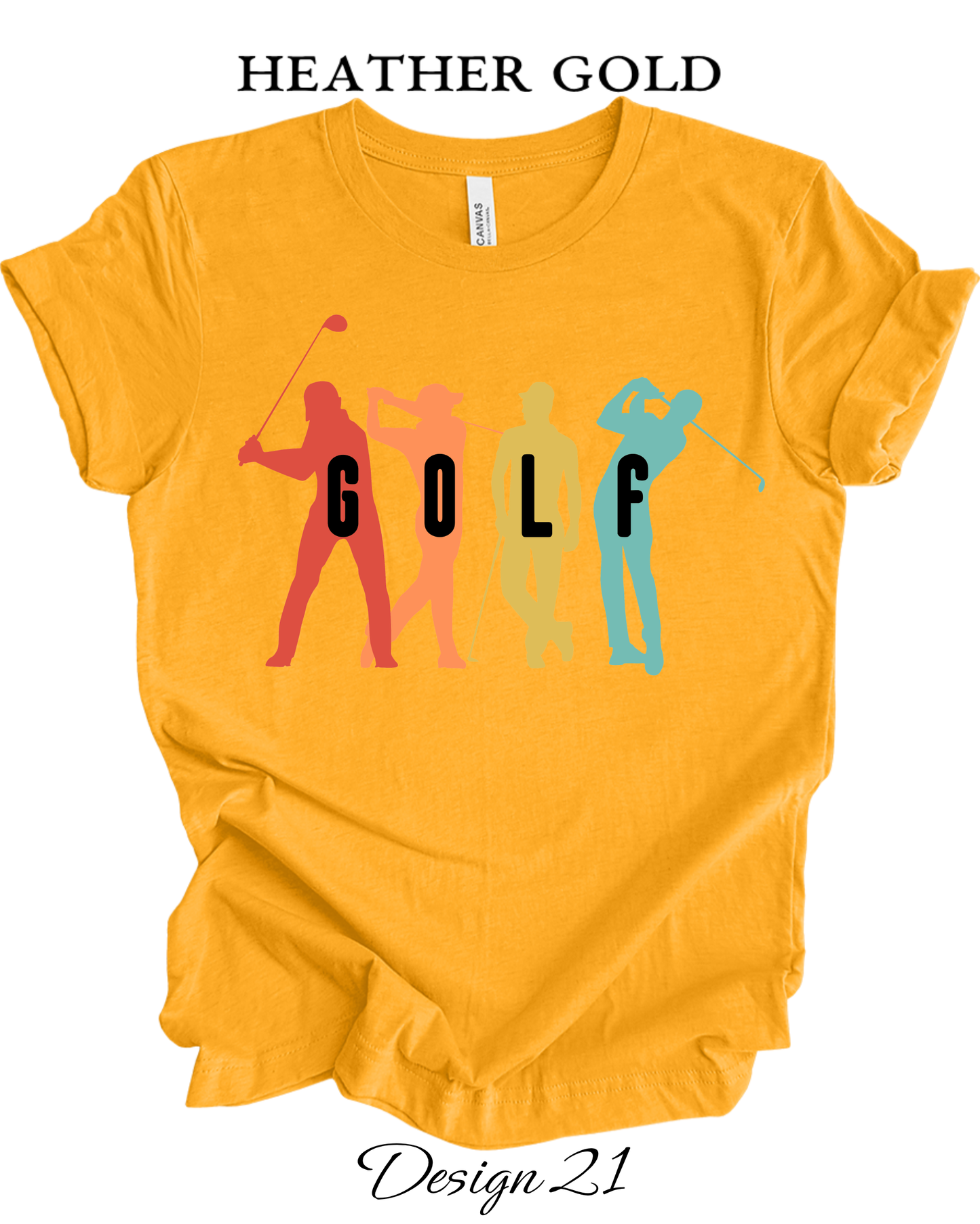 Custom Tee Unisex Crew Neck T-shirts | Golf Inspired Tees