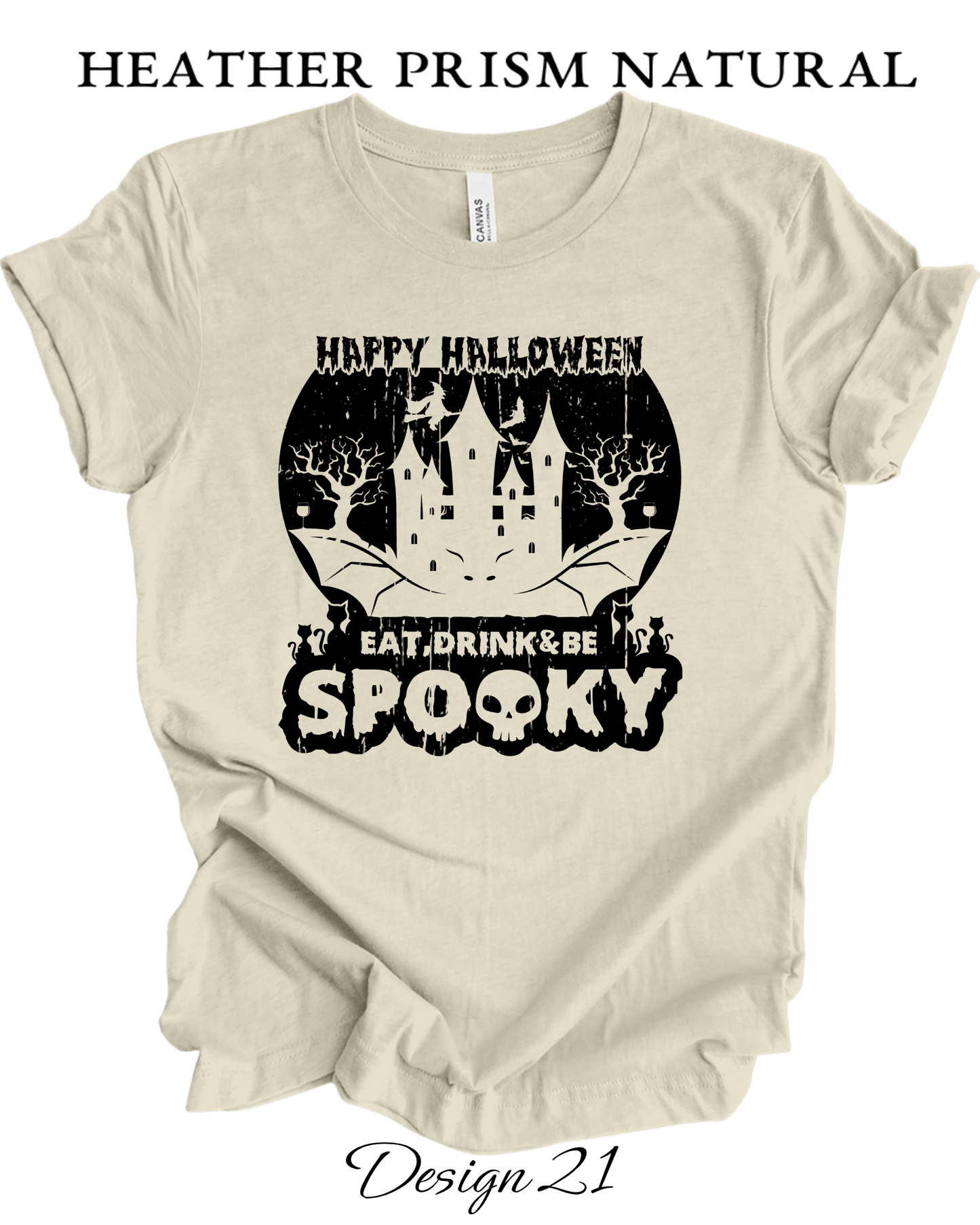 Custom Tee Unisex Crew Neck T-shirts | Halloween Inspired Tee
