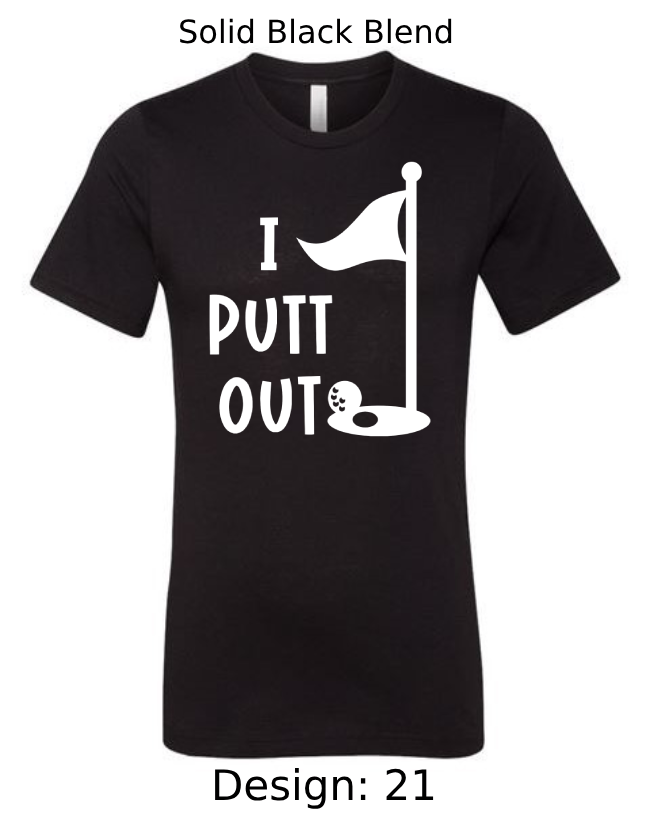 Shirts Men's Customized T-Shirts | Golf Themed Tee