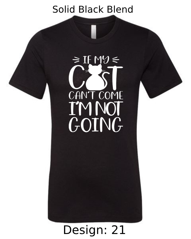 Shirts Men's Customized T-Shirts | Cat Themed Tee