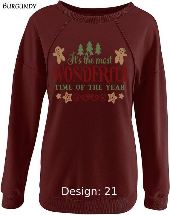 Sweatshirt Women's Christmas Funny & Cute Sweatshirt | Custom Sweatshirt
