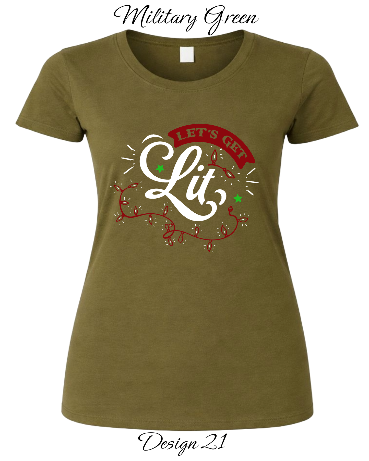 Custom Women's Tank Tops & Tees | Christmas Funny Drinking Inspired Tee
