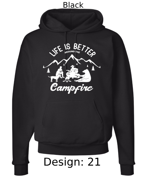 Unisex Camping Hoodie Sweatshirt | Custom Hoodie