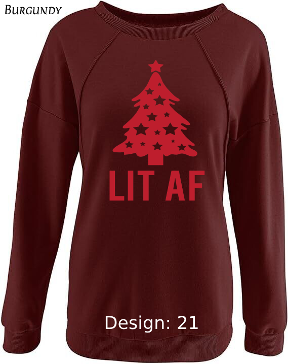 Sweatshirt Women's Christmas Funny Drinking Sweatshirt | Custom Sweatshirt