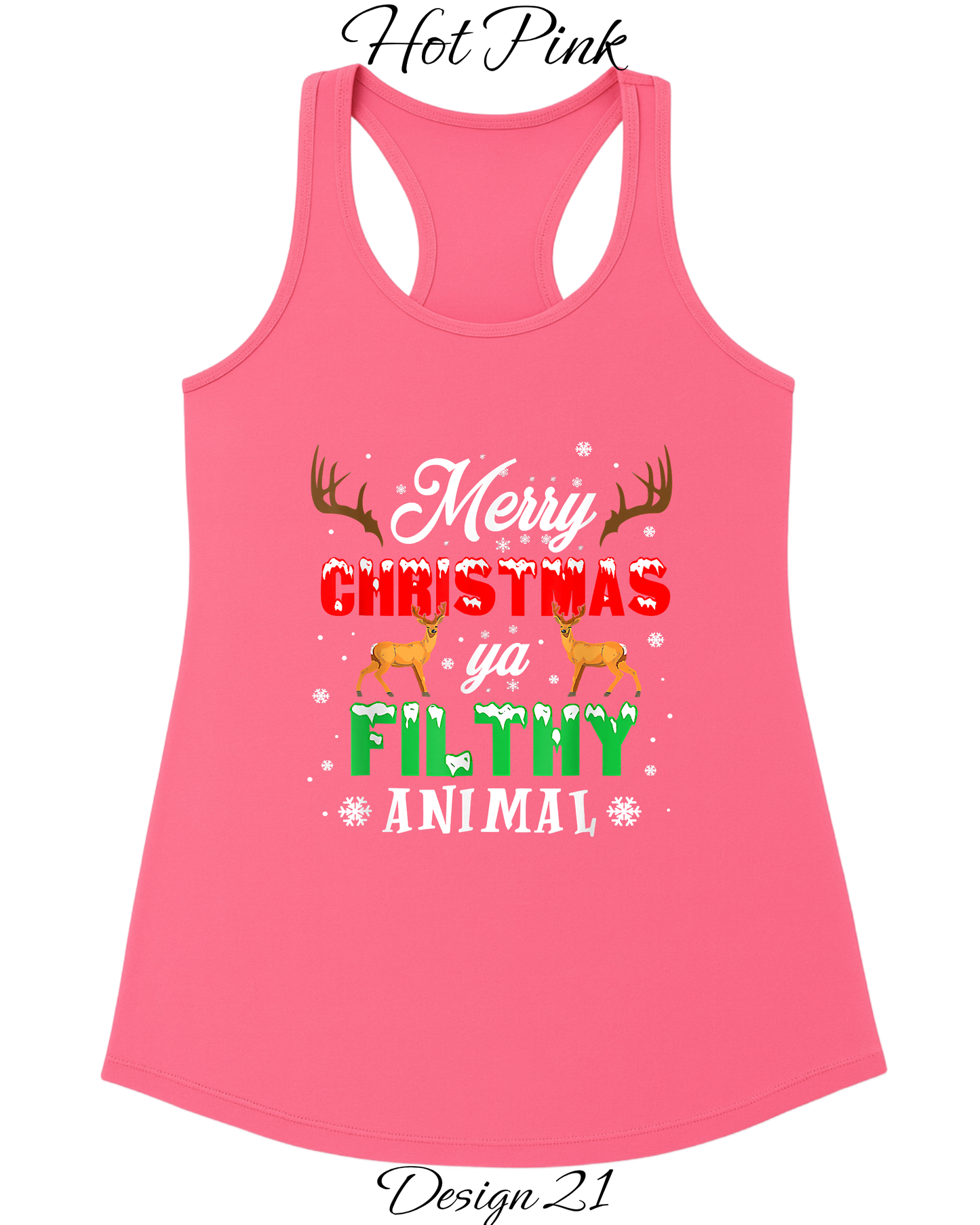 Custom Women's Tank Tops & Tees | Christmas Funny Inspired Tee