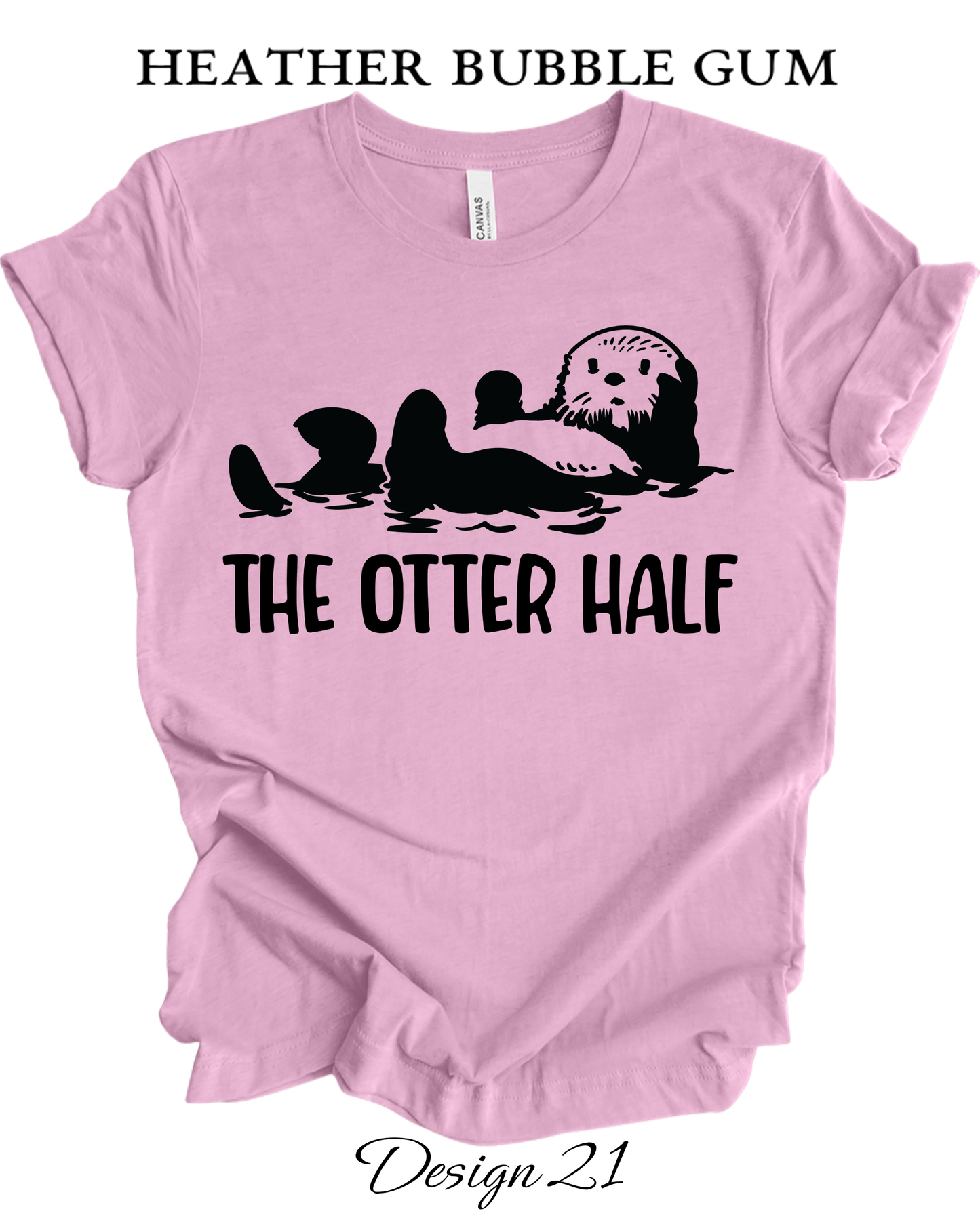 Custom Tee Unisex Crew Neck T-shirts | His & Hers Couples Matching Shirts