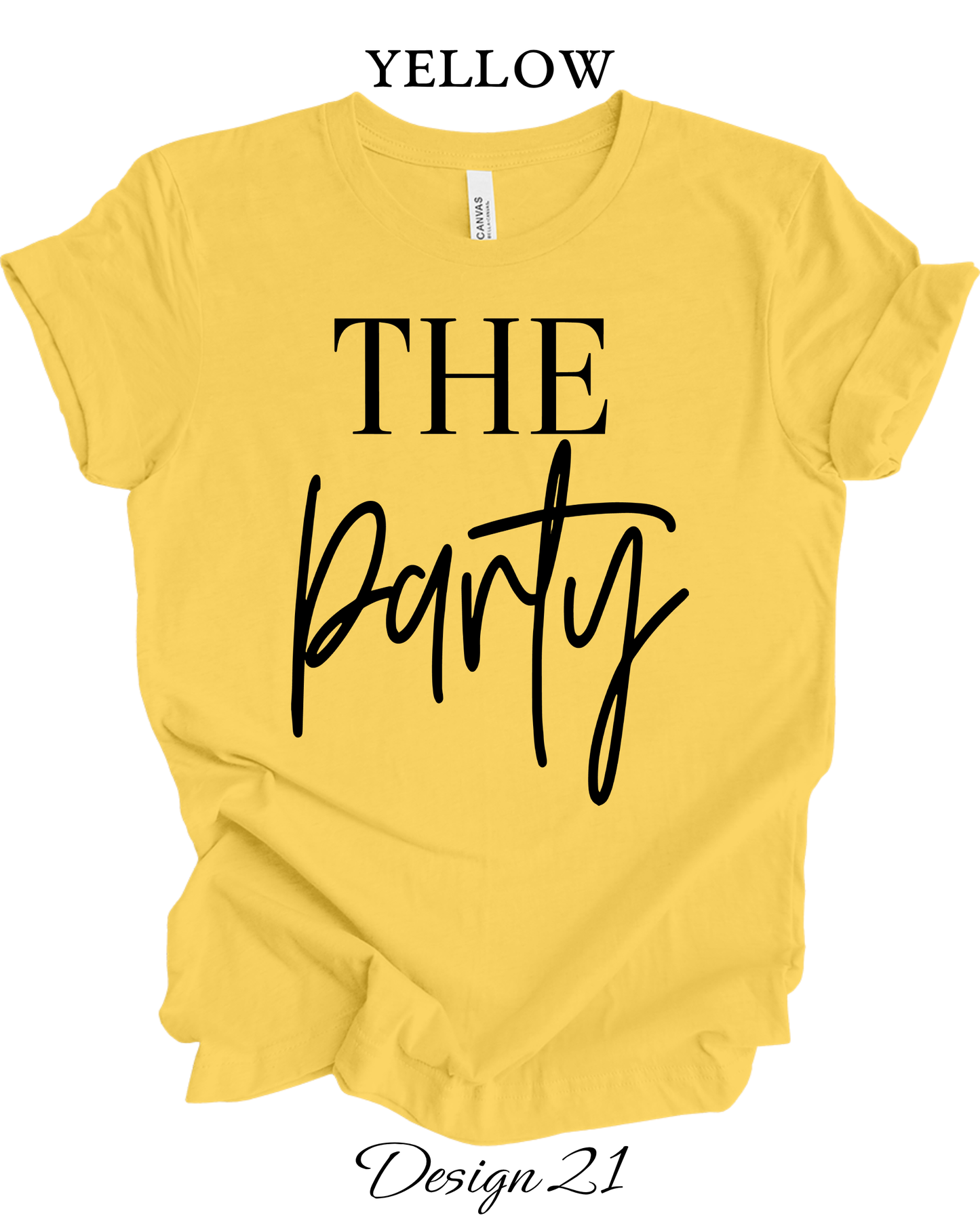 Custom Tee Unisex Crew Neck T-Shirts | Bride, Bachelorette, Brides Maid Group Wedding Shirts