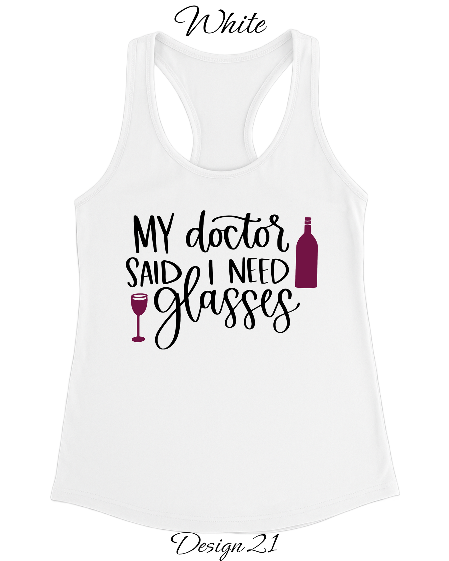 Custom Women's Tank Tops & Tees | Funny Wine Inspired Shirts