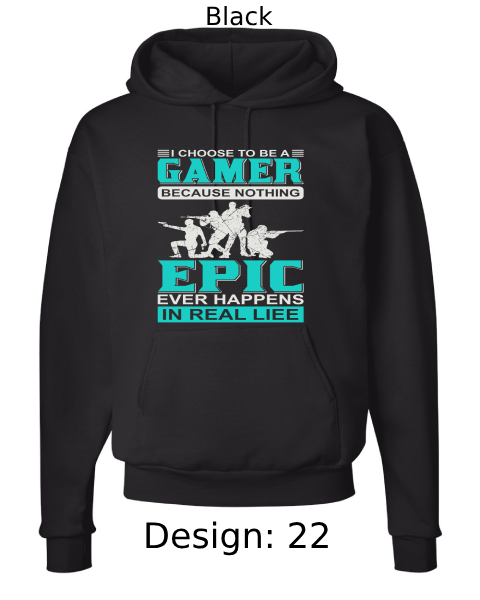 Unisex Video Gaming Hoodie Sweatshirt | Custom Hoodie