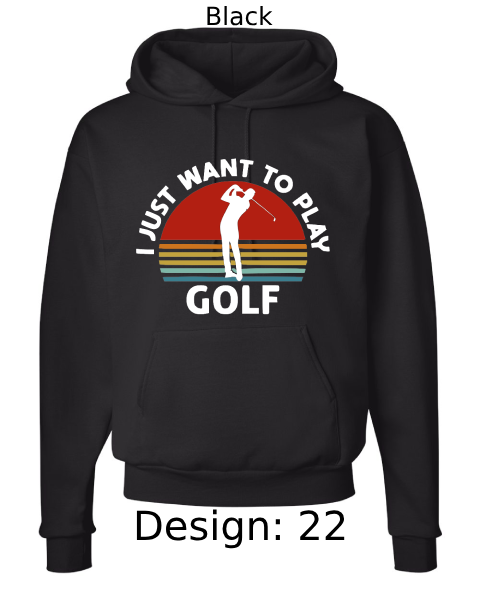 Unisex Golf Hoodie Sweatshirt | Custom Hoodie