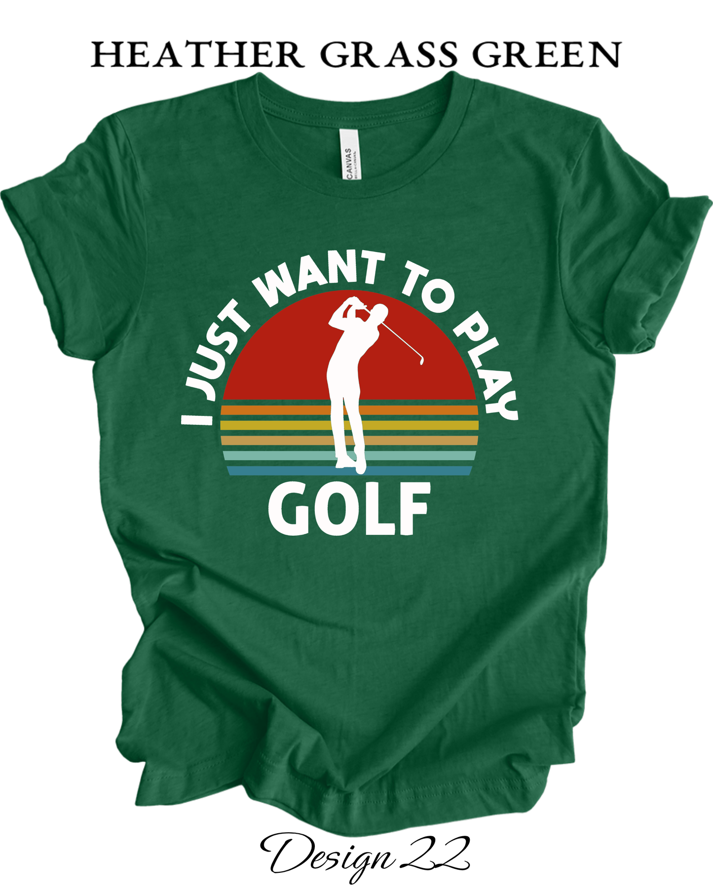 Custom Tee Unisex Crew Neck T-shirts | Golf Inspired Tees