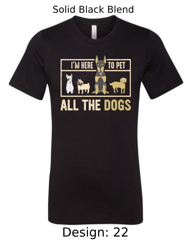 Shirts Men's Customized T-Shirts | Dog Themed Tee
